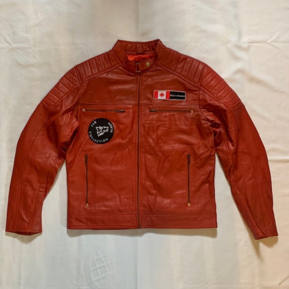 Far North Collection "Brand New" Red Leather Jacket